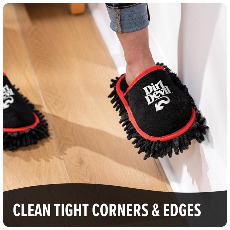 Dirt Devil Microfiber Cleaning Slippers