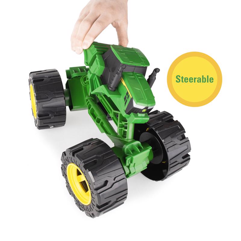 TOMY John Deere Monster Treads Toy Black/Green