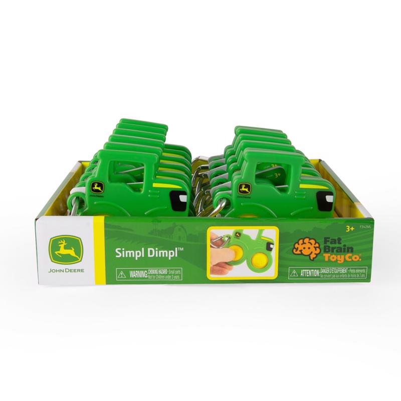 TOMY John Deere Simpl Dimpl Tractor Green/Yellow
