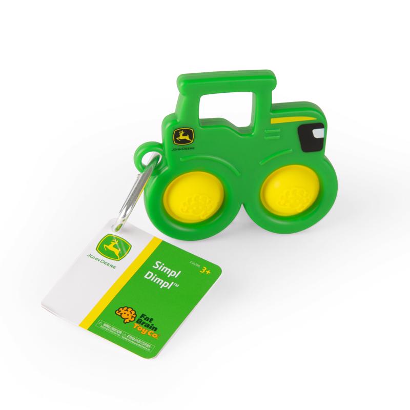 TOMY John Deere Simpl Dimpl Tractor Green/Yellow