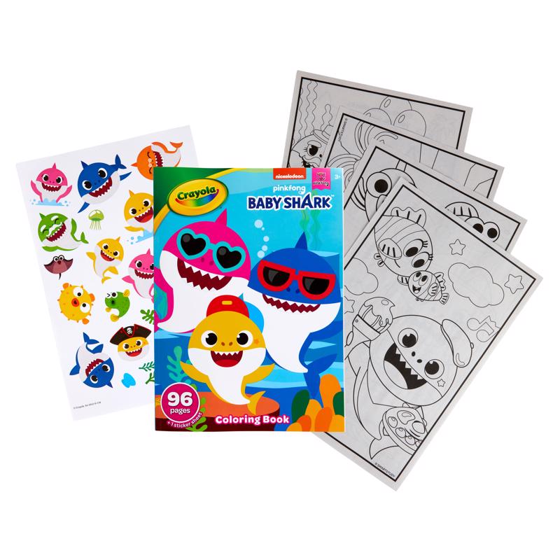 Crayola Baby Shark Baby Shark Coloring Book