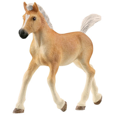 Schleich Haflinger Horse Foal Figurine Snow White