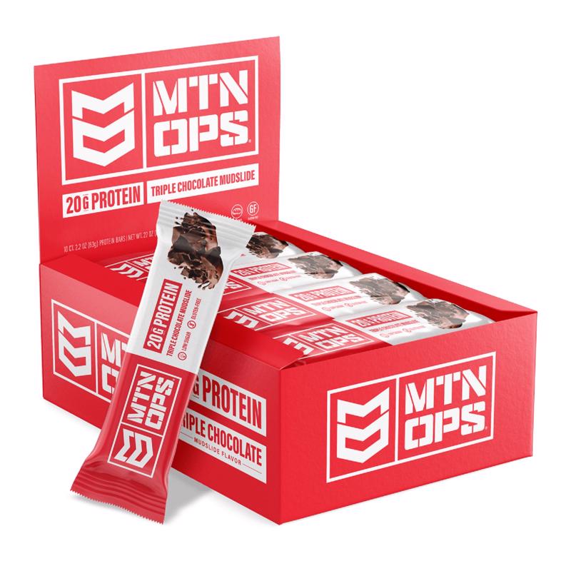 MTN OPS Performance Triple Chocolate Protein Bar 2 oz Packet