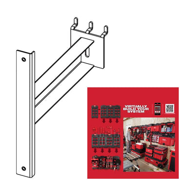 L2 Tools Sign Kit Milwaukee with pegboard bracket