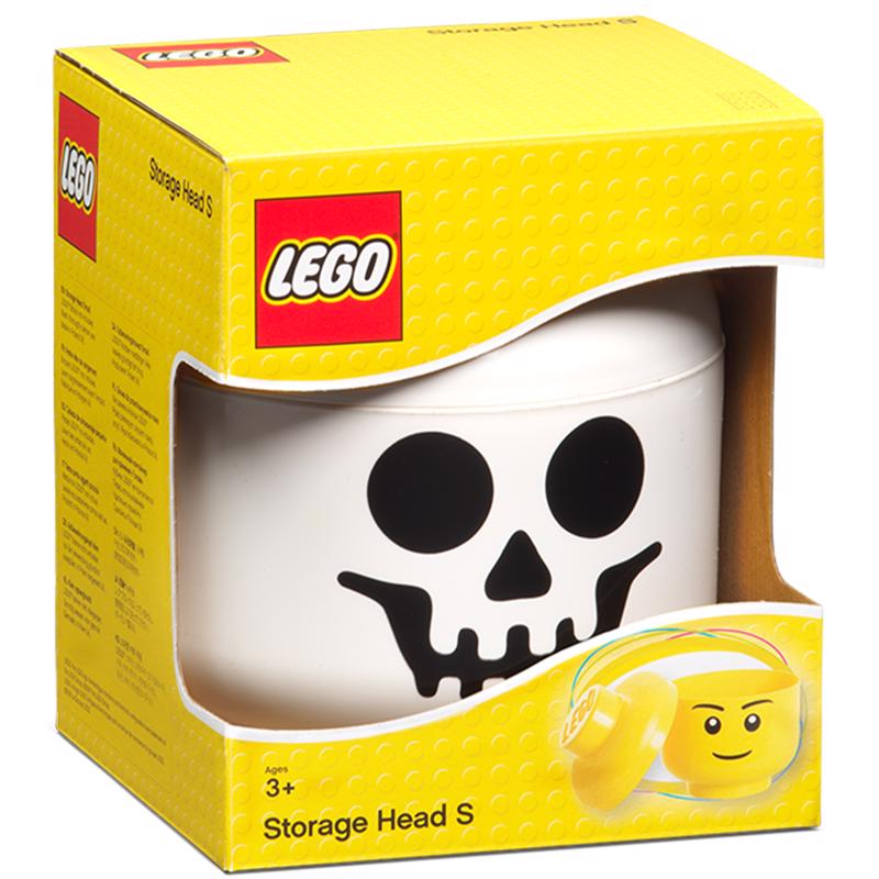 LEGO Licensed Skeleton Small Storage Head White