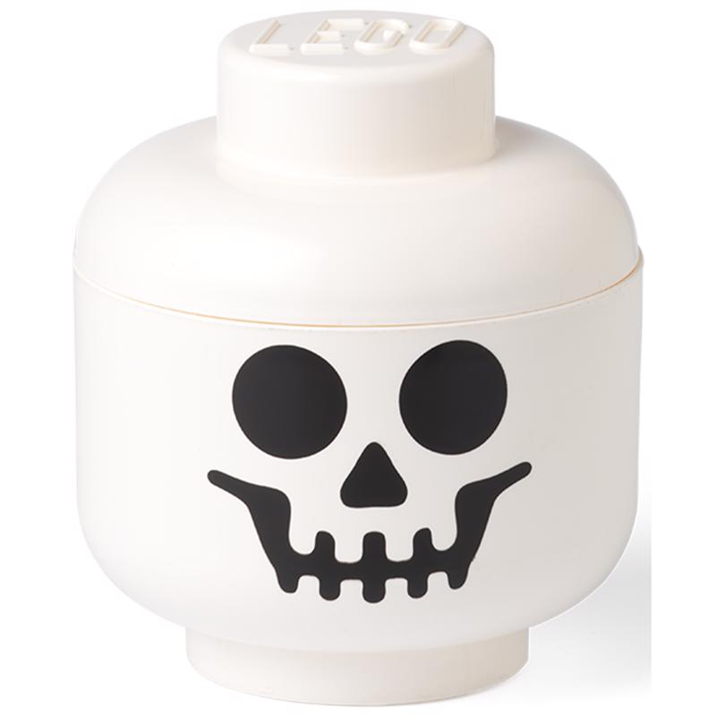 LEGO Licensed Skeleton Small Storage Head White