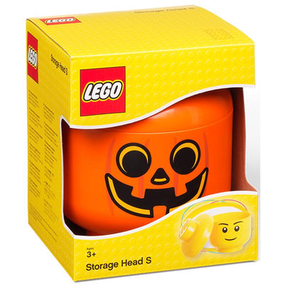 LEGO Licensed Pumpkin Small Storage Head Orange