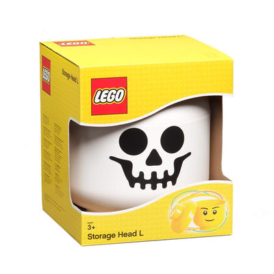 LEGO Licensed Skeleton Large Storage Head White