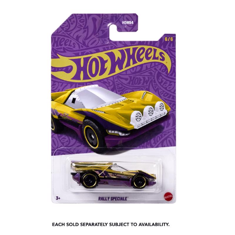 Hot Wheels Anniversary 1:64 Scale Die-Cast Pearl & Chrome Toy Cars Multicolored