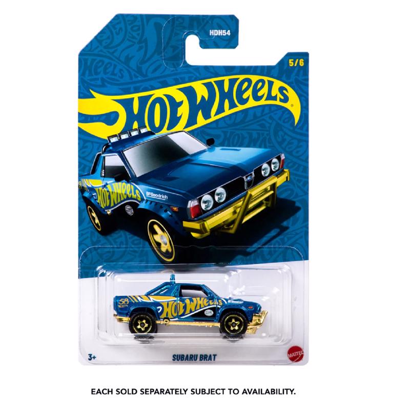 Hot Wheels Anniversary 1:64 Scale Die-Cast Pearl & Chrome Toy Cars Multicolored