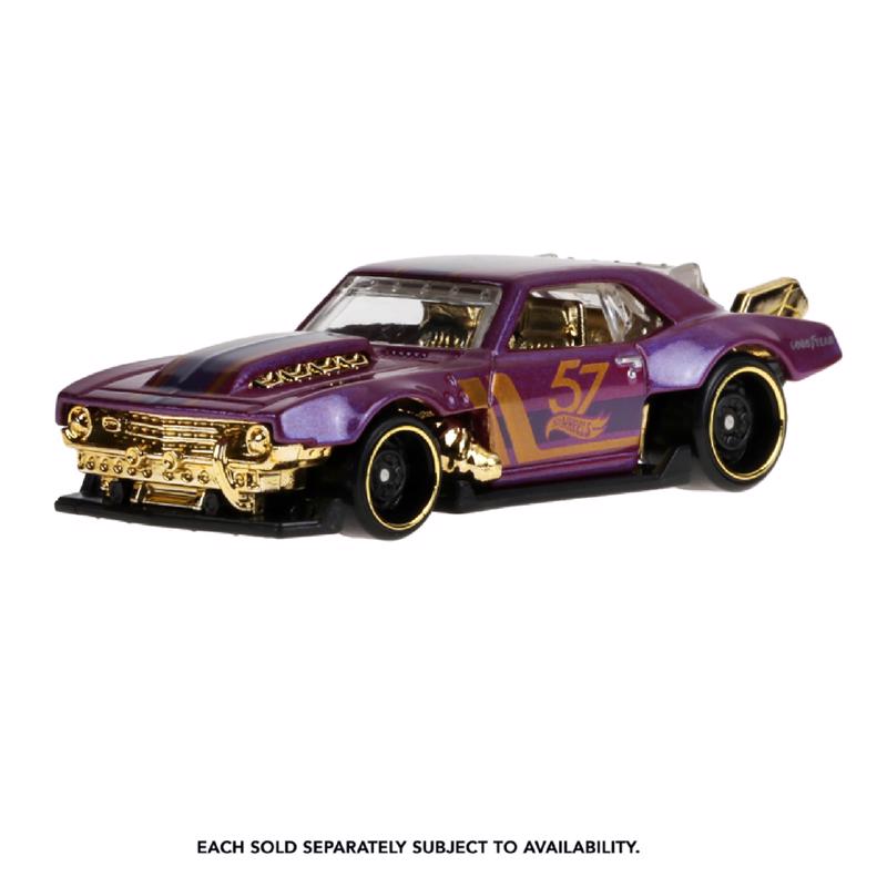 Hot Wheels Anniversary 1:64 Scale Die-Cast Pearl & Chrome Toy Cars Multicolored
