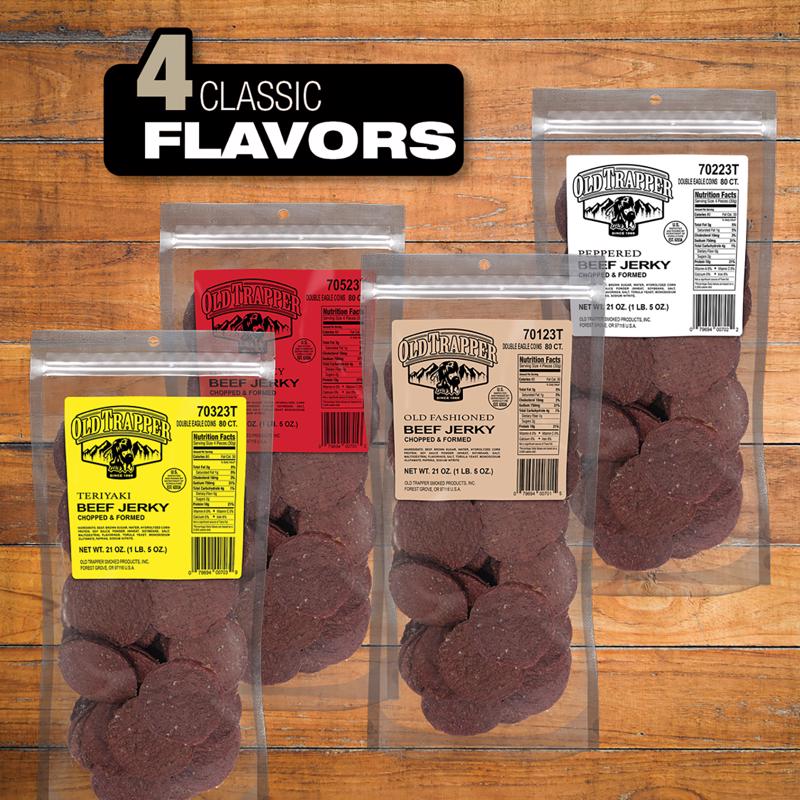 Old Trapper Double Eagles Old Fashioned Beef Jerky 21 oz Pouch