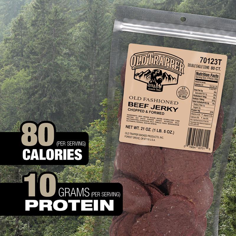 Old Trapper Double Eagles Old Fashioned Beef Jerky 21 oz Pouch
