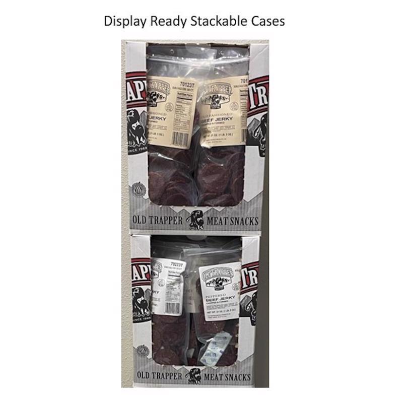 Old Trapper Double Eagles Peppered Beef Jerky 21 oz Pouch