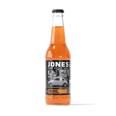 Jones Soda Orange & Creme Cane Sugar Soda 12 oz