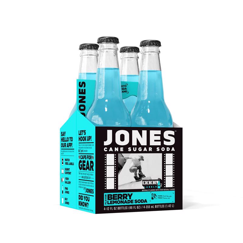Jones Soda Berry Cane Sugar Soda 12 oz