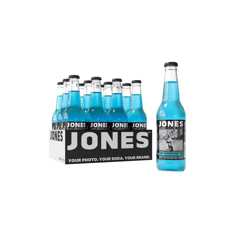 Jones Soda Berry Cane Sugar Soda 12 oz