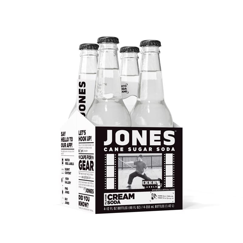 Jones Soda Cream Cane Sugar Soda 12 oz