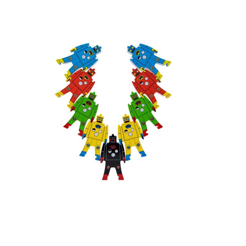 Schylling Stacking Robots Assorted 9 pc