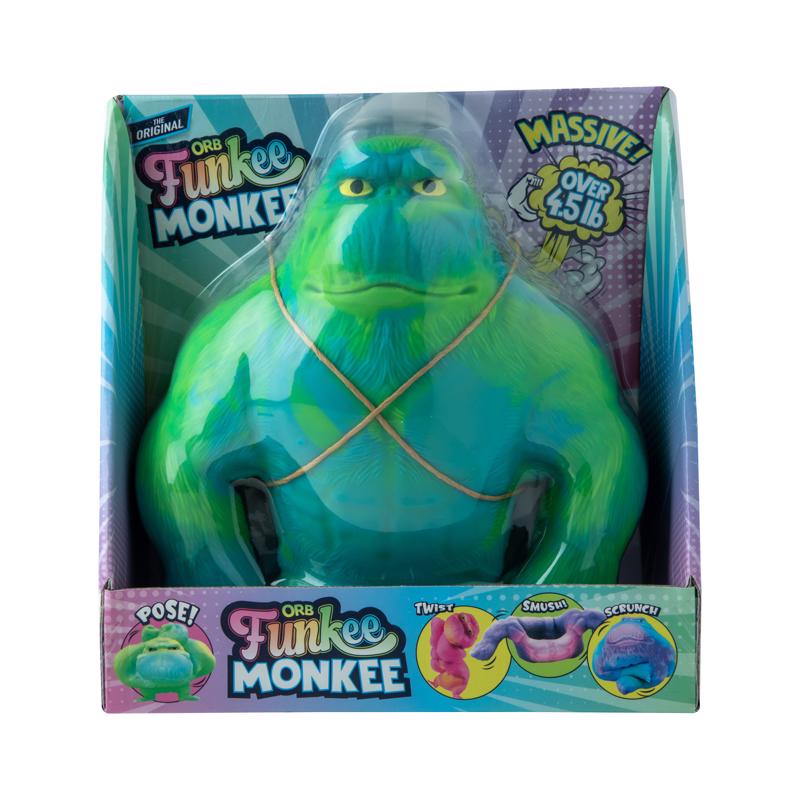 ORB Monkee Strechee Toy Brown