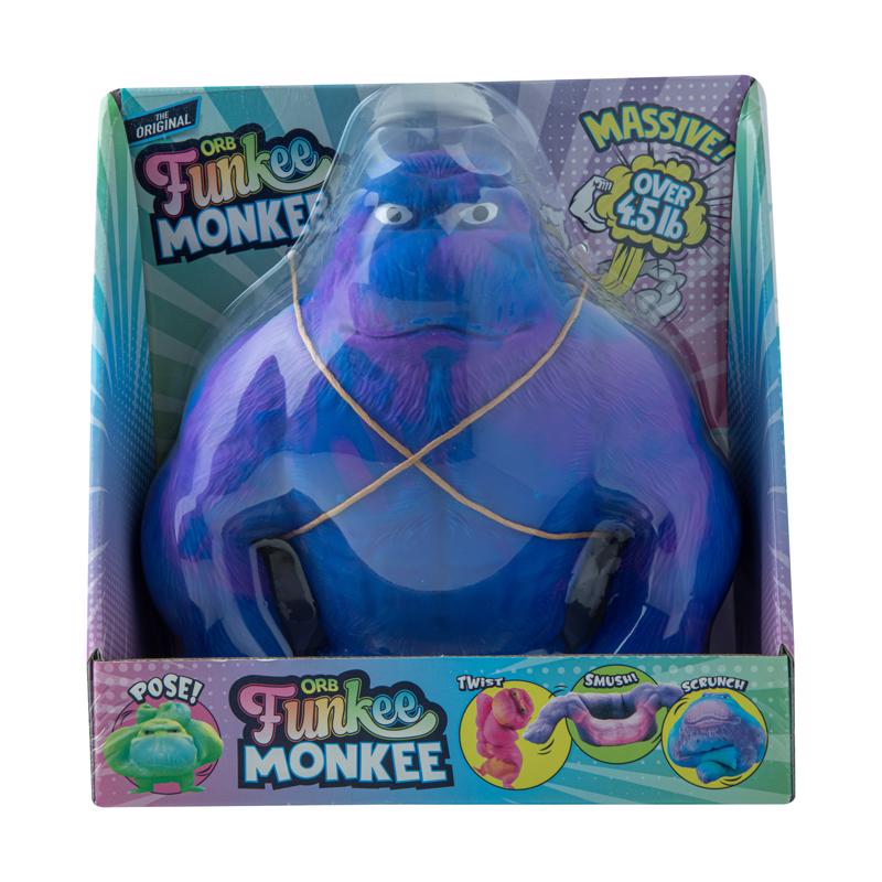 ORB Monkee Strechee Toy Brown