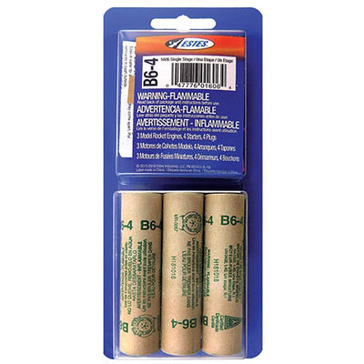 Estes Model Rocket Engines Brown 3 pc
