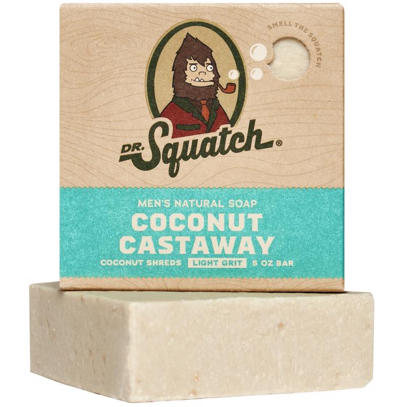 Dr. Squatch Coconut Castaway Scent Soap Bar 5 oz