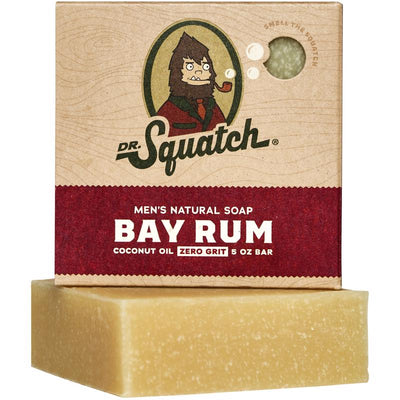 Dr. Squatch Bay Rum Scent Bar Soap 5 oz
