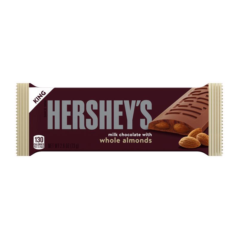 Hershey's Milk Chocolate with Almonds Candy 2.6 oz