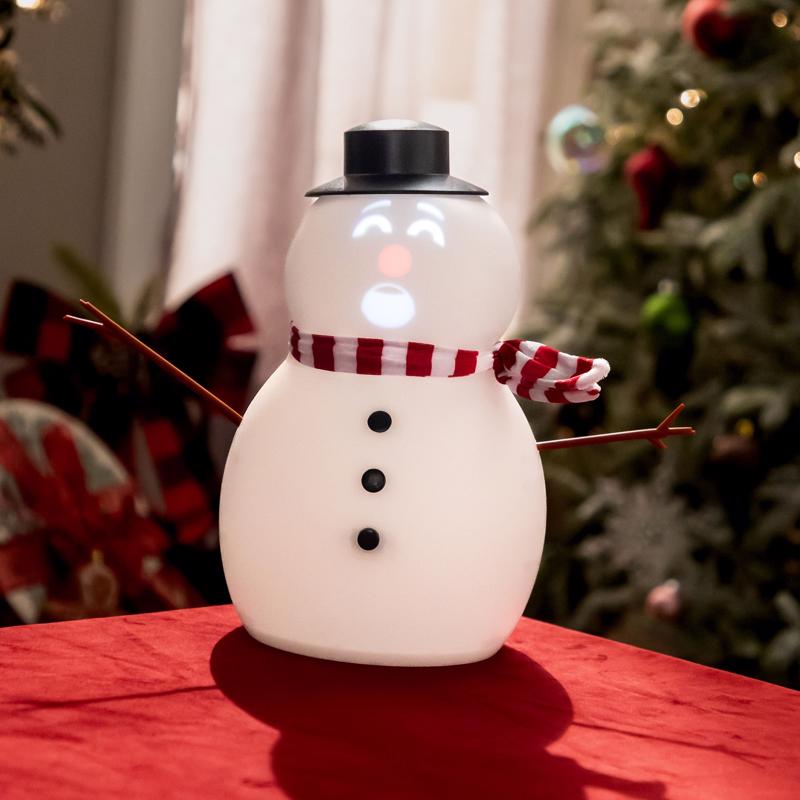 Mindscope FrostByte LED White Snowman Animated Decor 12 in.