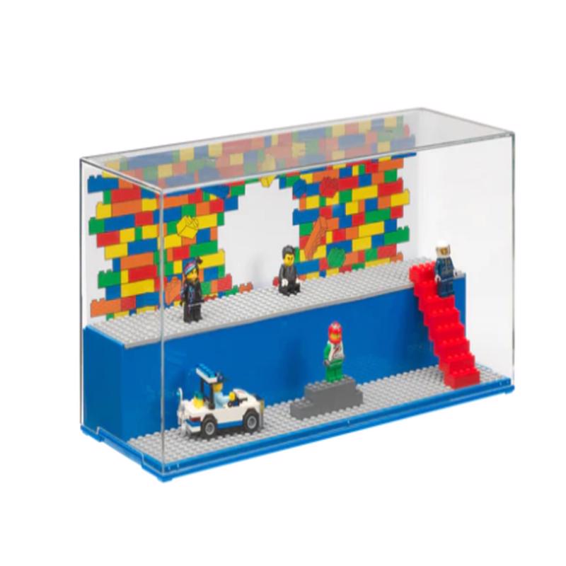LEGO Licensed Minifigure Play & Display Case Blue
