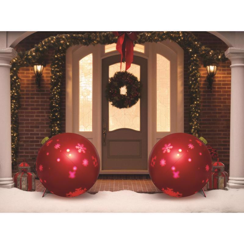 Mindscope Red Inflatable Ornament Animated Decor