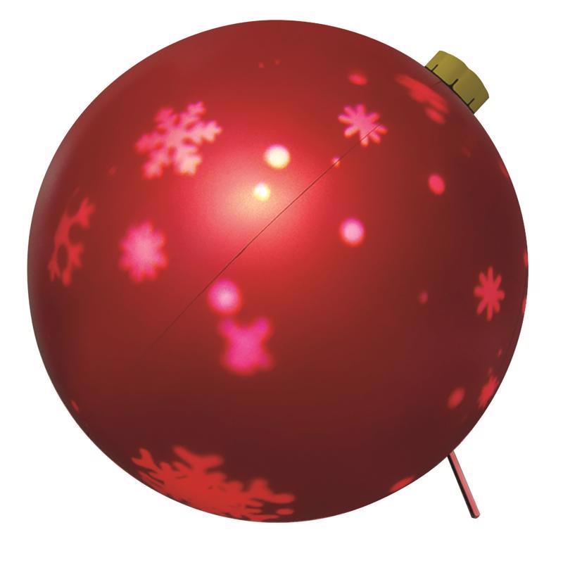 Mindscope Red Inflatable Ornament Animated Decor