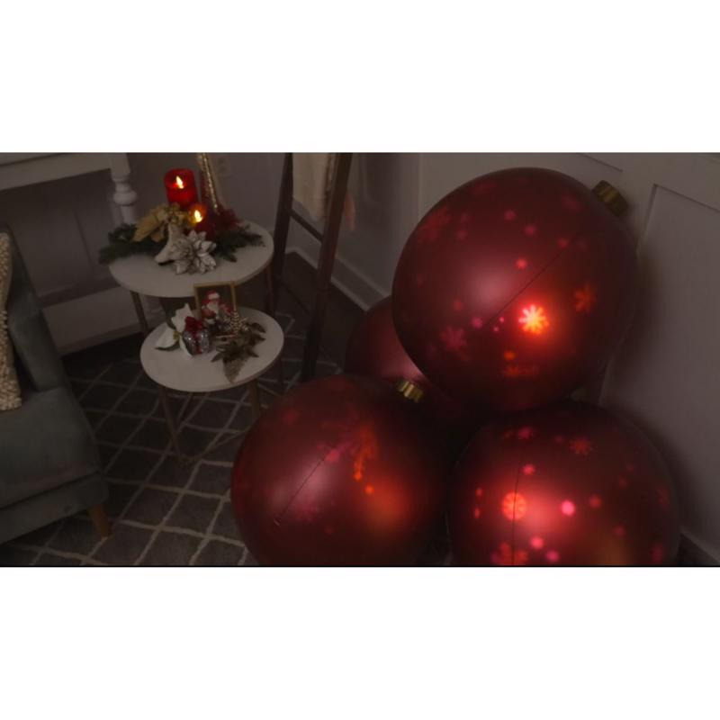 Mindscope Red Inflatable Ornament Animated Decor