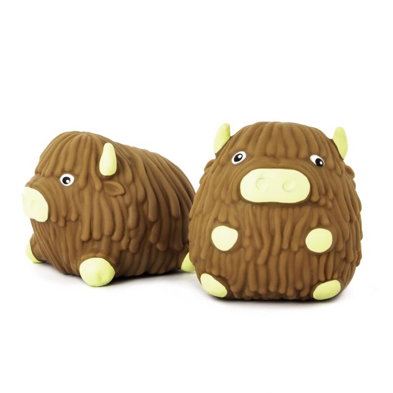 Keycraft Squidgy Highland Cow Brown
