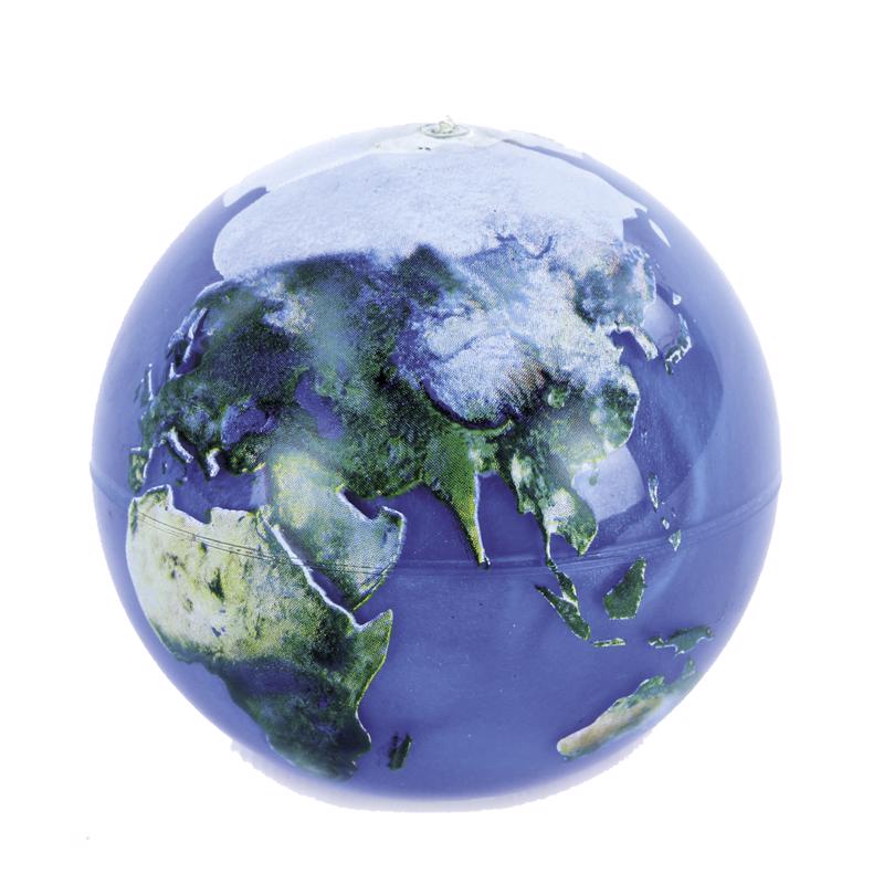 Keycraft Swirling Earth Ball Blue