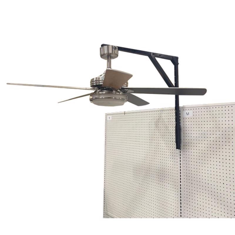 32 in. H X 2 in. W X 29 in. D Black Metal Ceiling Fan Display Display