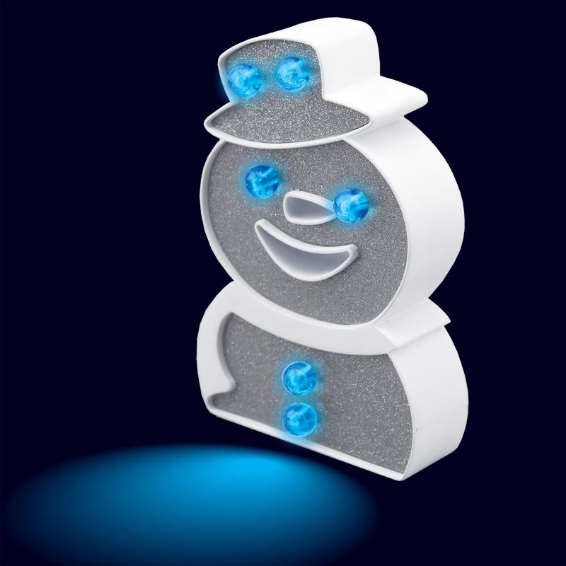 Shawshank LEDz LED Blue/White Snowman or Snowflake Marquee