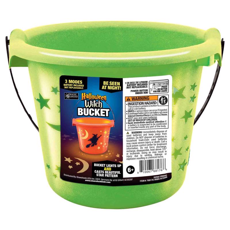 Shawshank LEDz Light Up Witch Bucket Bucket