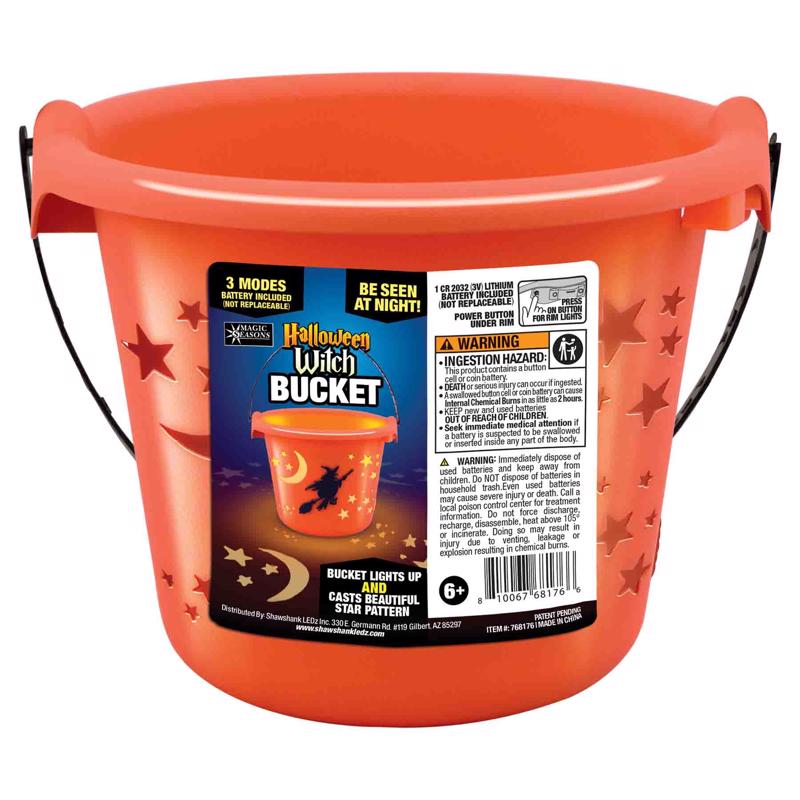 Shawshank LEDz Light Up Witch Bucket Bucket