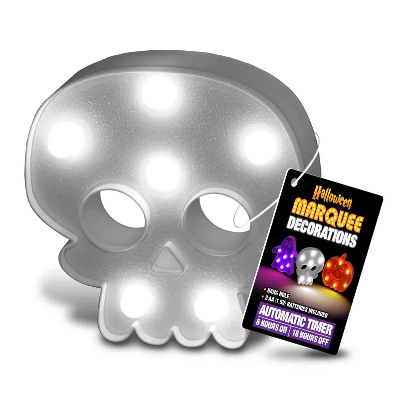 Shawshank LEDz LED Skull and Bat Marquee Light