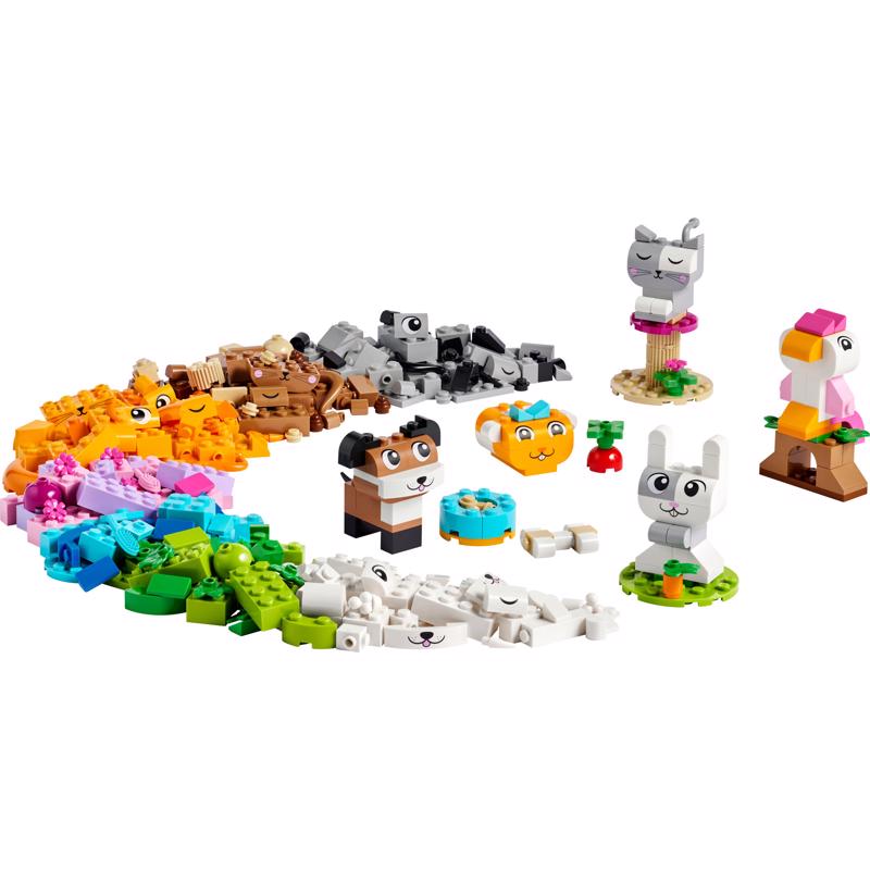LEGO Classic Creative Pets Building Set Multicolor 450 pc