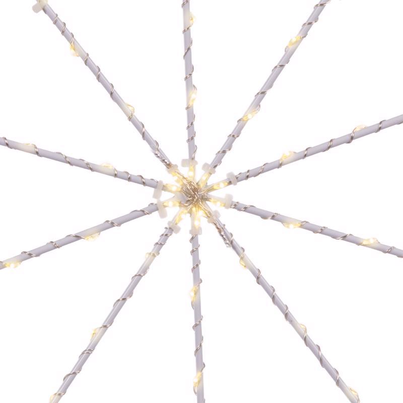 Celebrations LED Warm White Star Silhouette 15 in. Hanging Decor