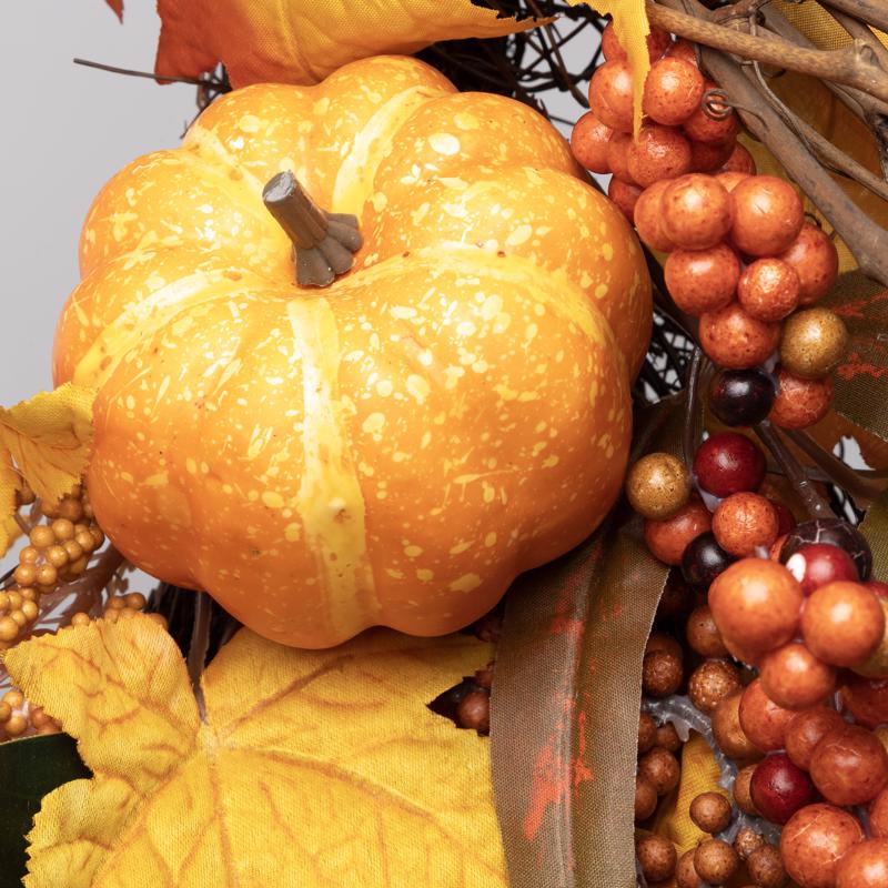 Celebrations 24 in. Unlit Fall Wreath