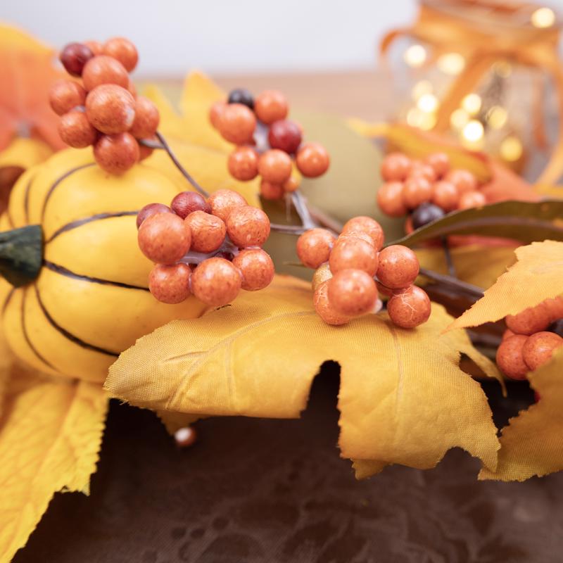Celebrations 9 ft. Unlit Fall Leaves Garland