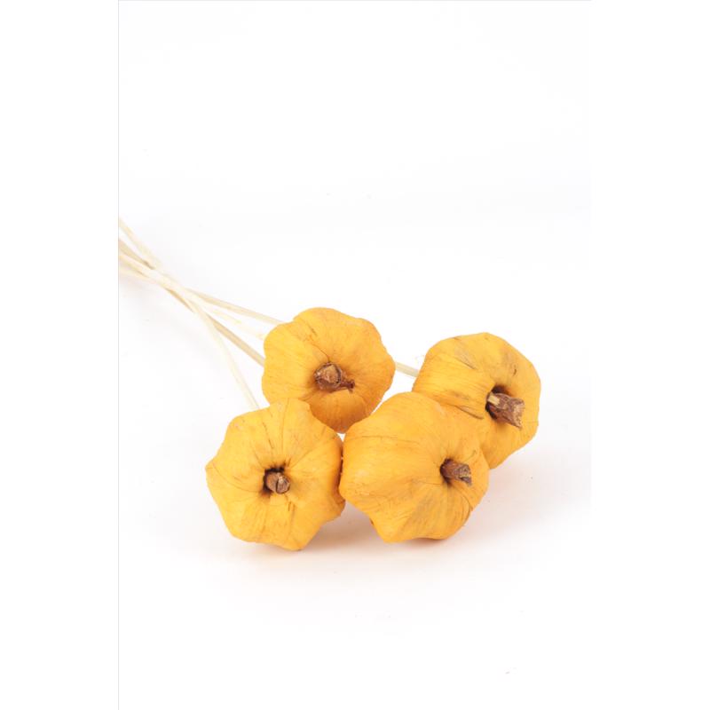 Second Nature Stemmed Pumpkins Fall Decor