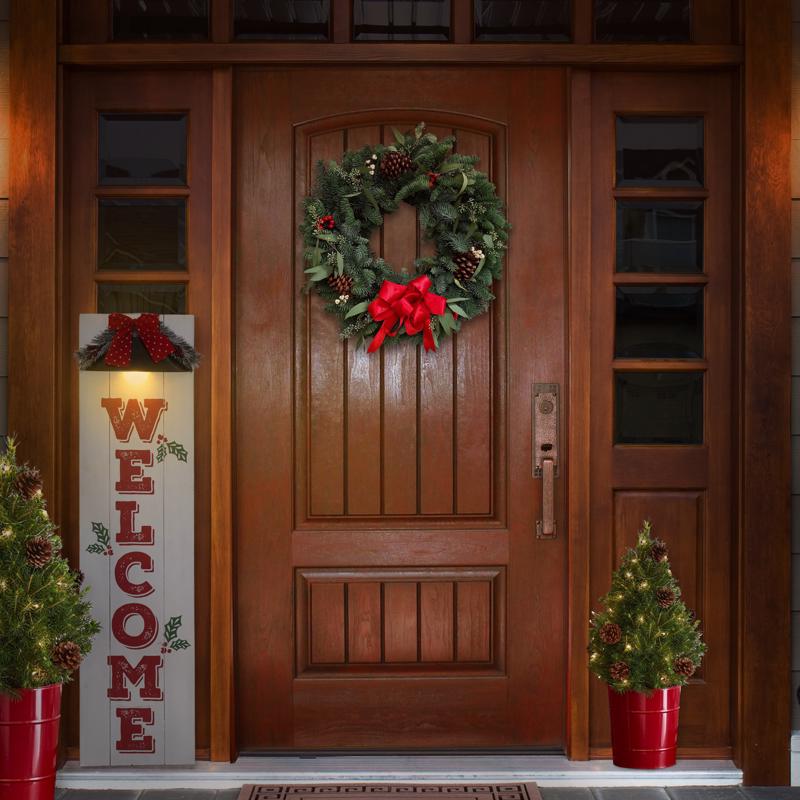Dyno Assorted Holiday Welcome Porch Sign 48 in.