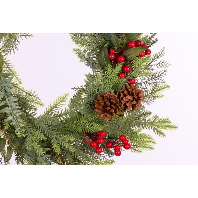 Celebrations 24 in. D X 24 ft. L Thinner Everyday Wreath