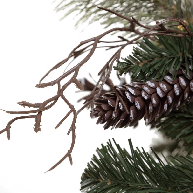 Celebrations Prelit Twig Pine Bow Urn Filler