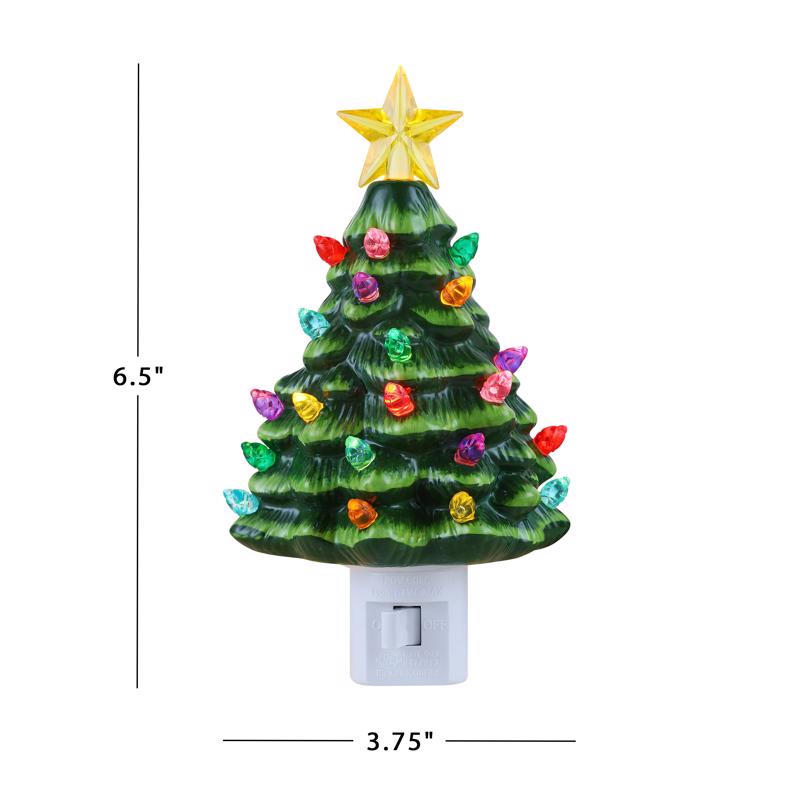 Mr. Christmas LED Nostalgic Tree Nightlight 6.5 in.